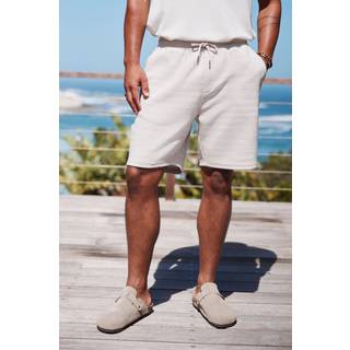 Next Neutral Marl Textured Jersey Shorts