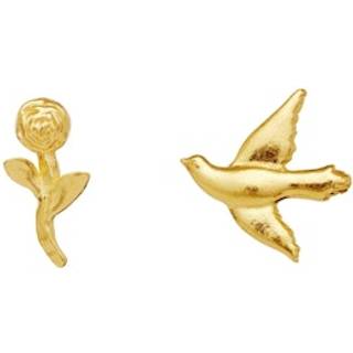 Maanesten Øreringe - Kiti - Gold Colour