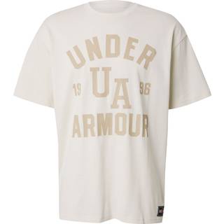 Under Armour Heavyweight Varsity Men's Oversized Short Sleeve Stone / City Khaki XL
