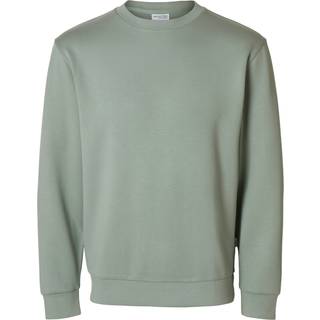 SELECTED HOMME SLHEMANUEL SOFT CREW NECK SWEAT NOOS - Grøn