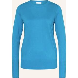 Reiss Reiss Blue Wendy Fine-Knit Crew-Neck Jumper With Cashmere