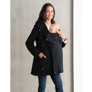 Seraphine Seraphine Maternity Drawstring Waist Black Hoodie
