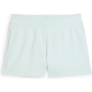 Women&#39;s Puma ESS Small No. 1 Logo 4&#34; Shorts, Blue, Size XL, Clothing - Peaceful Blue - XL