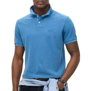 Superdry Superdry Blue Sky Vintage Destroy Short Sleeve Polo Shirt - XX-Large