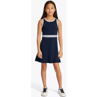 Crew Neck Sleeveless Skater Dress