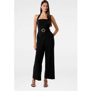 Forever New Forever New Black Remmie Halter Neck Jumpsuit