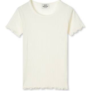 Mads Nørgaard Poointella Trixy Toppe & T-Shirts 204576 Vanilla Ice (SMALL)