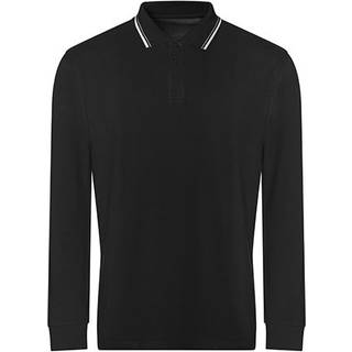 Just Polos JP103 Poloshirts Deep Black / White XL