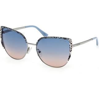 Guess GU00217 10W 59 Solbriller Kvinder Silver - Leopard - 59mm