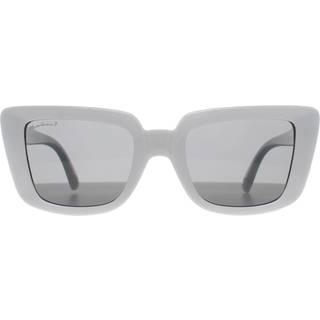 Montana Briller MP193 Polarized MP193E 51 Solbriller Kvinder Hvid - Shiny White - 51mm