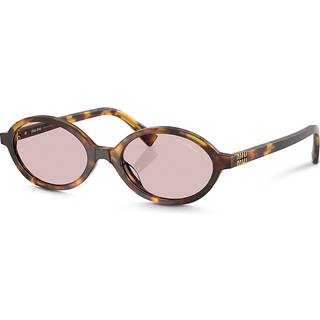 Miu Miu MU04ZSF Asian Fit 14L4I0 50 Solbriller Kvinder Tortoiseshell - Honey Yellow Tortoise - 50mm