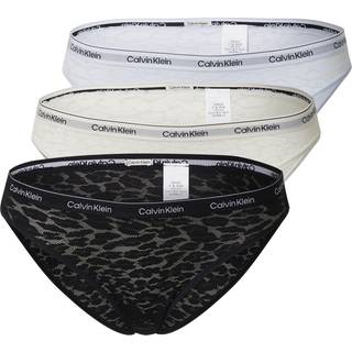 3 Pack Lace Bikini Briefs - Multi - XL