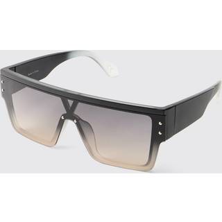 Mens White Shield Sunglasses