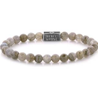 Rebel & Rose Armband Labradorite Shield 925 RR-6S005-S-M Unisex