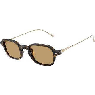 Giorgio Armani Mand AR8227T 620773 Solbriller Acetat Skildpadde Brun Firkantet Normal