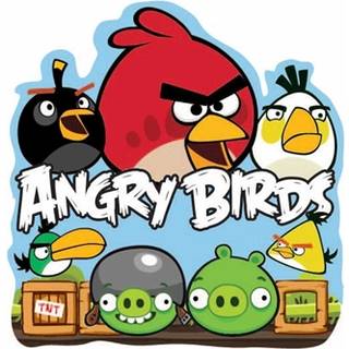 Wall sticker - Angry Birds - 25x24 cm - 3D effekt
