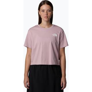 The North Face Crop T-Shirt Dame, Pink - XS