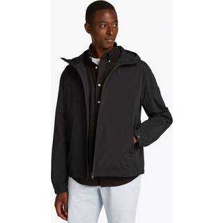 Logo Patch Hooded Jacket