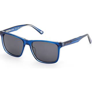 Skechers SE00047 Polarized 90D 54 Solbriller Mænd Blue - Transparent Blue On Sky Blue - 54mm