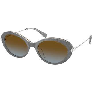 Michael Kors Kvinde MK2245U ROCKAWAY 400913 Solbriller Acetat Grå Brun Rund Normal Skygge