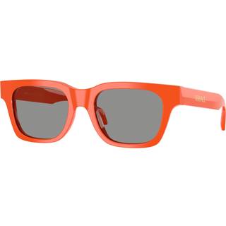 Versace Mand VE4486 5511/1 Solbriller Acetat Orange Grå Firkantet Normal