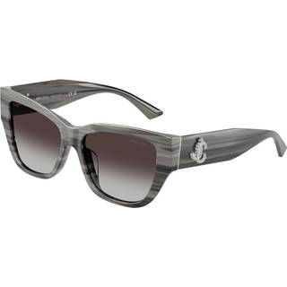 Jimmy Choo Kvinde JC5039BU 50638G Solbriller Acetat Sort Grå Pillow Normal Skygge