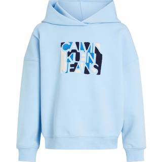 Relaxed Spacer Logo Hoodie - Blue - 12