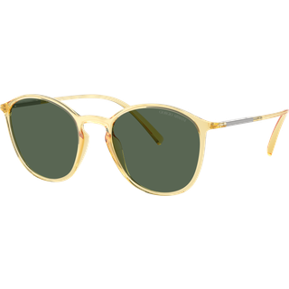 Giorgio Armani Mand AR8233U 623871 Solbriller Injiceret Gul Grøn Pantos Normal