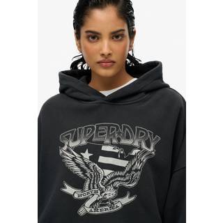 Superdry Oversized Lo-Fi Biker 100% bomuld HættetrøjeEU 40 (UK 12)