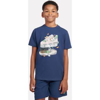 New Balance Fitness Centre Illustrated Graphic Kids T-shirt - XL - nb navy