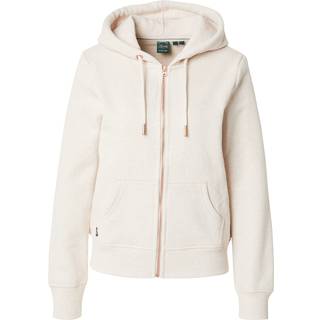 Superdry Superdry Cream Essential Logo Zip Hoodie