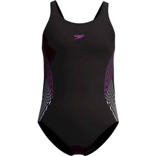 Speedo Kid's Plastisol Placement Muscleback Badedragt Børn størrelse 116 farve sort