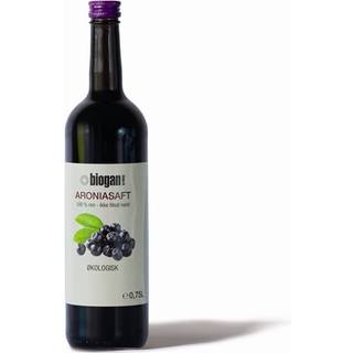 Biogan Aroniasaft 100% Frugt Ø (750 ml)