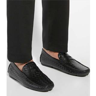 Dune London Bradlay Woven Saddle Driver Loafersuk12eu47