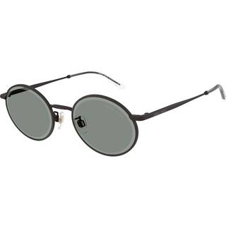 Giorgio Armani Kvinde AR6170 3394/1 Solbriller Metal Sort Grå Rund Normal