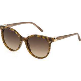 Furla Kvinde SFU887 01EV Solbriller Acetat Grøn Pantos Normal Skygge