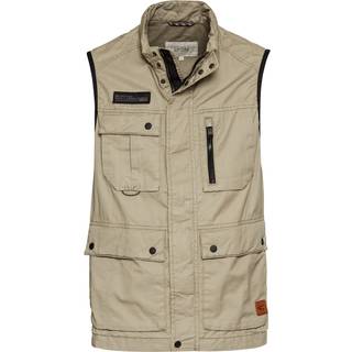 camel active Herren Weste beige,grün unifarben