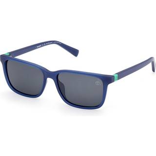 Timberland Unisex TB00050 91D Solbriller Injiceret Blå Røg Firkantet Polariseret