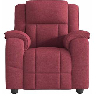 massagestol stof vinrød