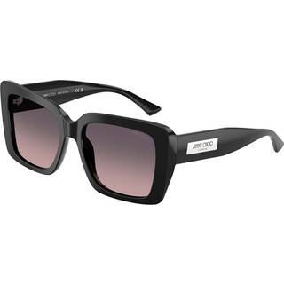 Jimmy Choo Kvinde JC5042 500046 Solbriller Acetat Sort Rosa Firkantet Normal Skygge