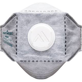 EAGLE FFP2 kul åndedrætsværn med ventil (Pk10) - Hvid