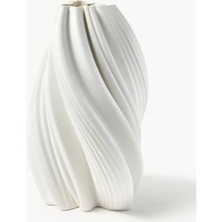 Stor 3D-printet porcelænsvase Melodi, H 42 cm