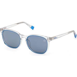 Timberland Unisex TB00046 26D Solbriller Injiceret Transparent Røg Rund Polariseret