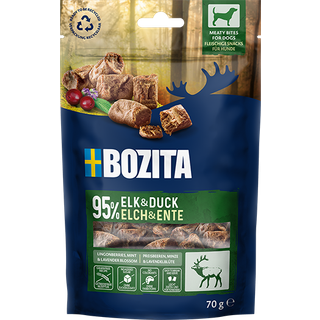 Bozita Snacks Meaty Bites Elk & Duck 70 g