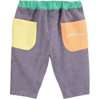 Bobo Choses Color Block Vævede Bukser Multicolor 9 months  Grå  9 måneder  Unisex