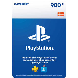 PlayStation Gavekort 900 kr | PlayStation Store Gavekort | PSN Gavekort