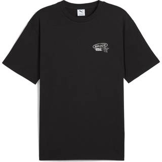 Men&#39;s GRAPHICS Puma Drive-In Relaxed T-Shirt, Black, Size XL, Clothing - Black - XL