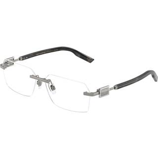 Dolce & Gabbana Mand DG1361 04 Vista -rammer Metal Grå Transparent Firkantet Normal