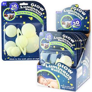 Robetoy wallstickers Glow in the dark - Planet 3D