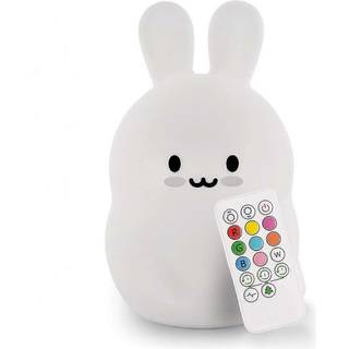 Kids Night Light, Rabbit Led Silicone Bedside Lamp/baby Room Lamp/rechargeable Night Light - Adjustable Brightness And Color/time Setting/touch Contro